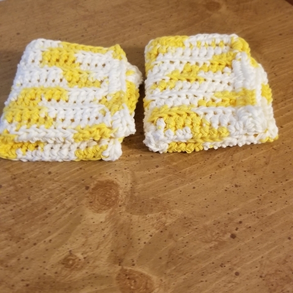 💞2/$20 HAND CRAFTED Crocheted All Purpse 100% Cottn Reusble Bath or Dish Cloths - Picture 5 of 8